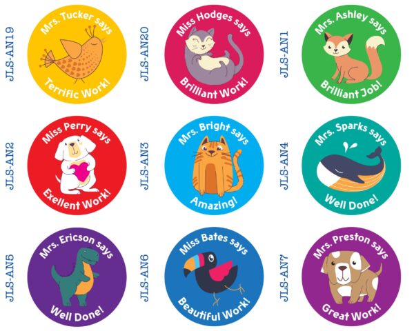 BEST SELLING Personalised Teacher Stickers | Personalised Teacher Merit Stickers | Reward Stickers | Pun Stickers Stickers on a Roll - Image 3